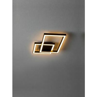 PLAFONIERA IN ALLUMINIO COLORE NERO